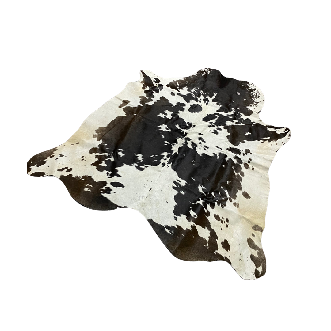 The Charcoal Cow Hide Rug (W 3.8Ft x L 3.3Ft)