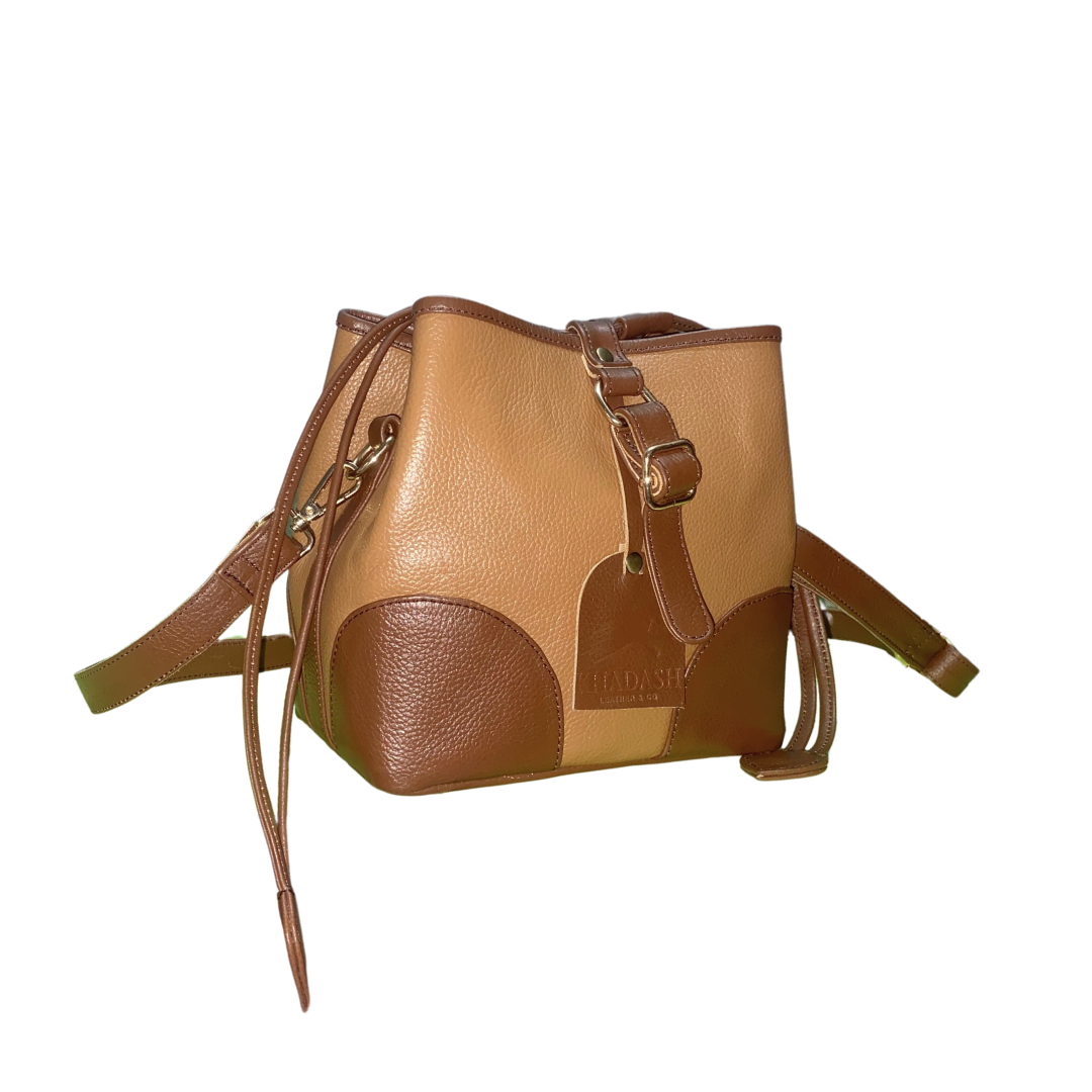 Mocha Luxe Bucket Bag