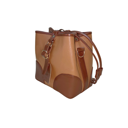 Mocha Luxe Bucket Bag